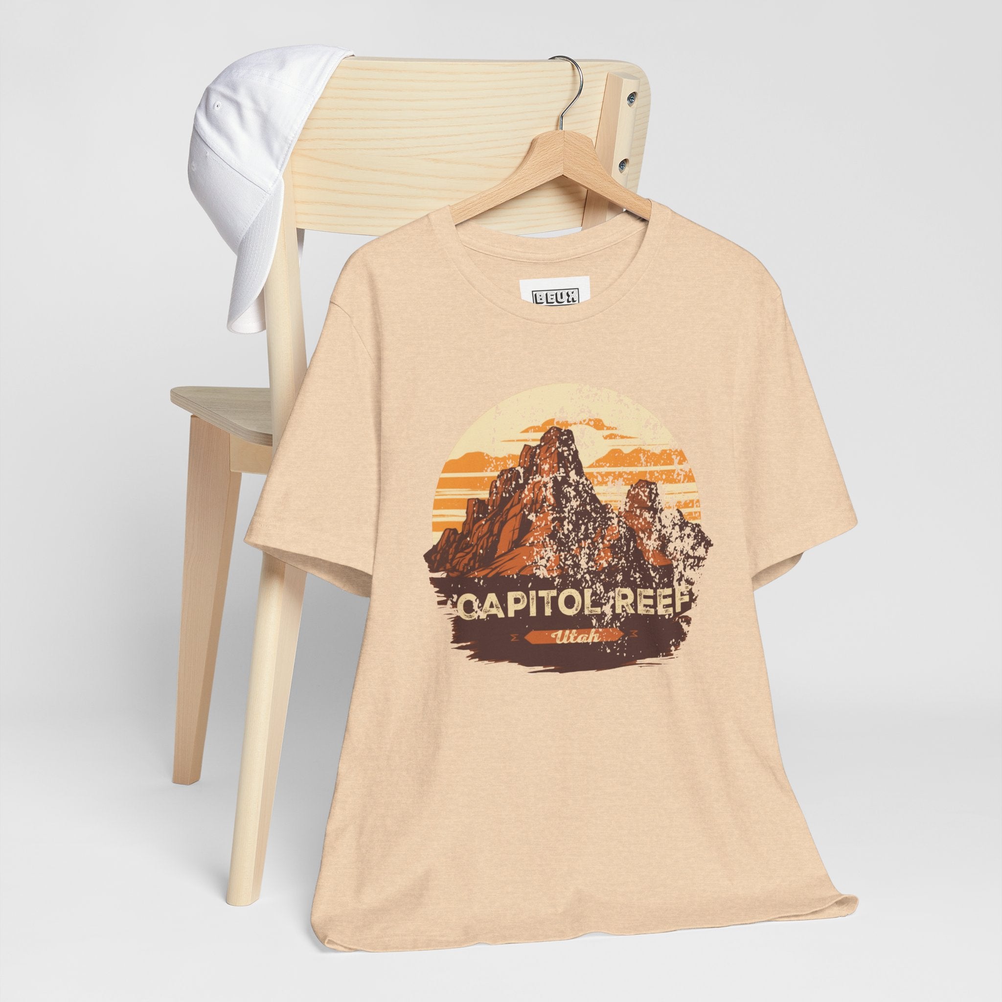 Capitol Reef National Park Retro Tee | Vintage Utah Desert Adventure Shirt