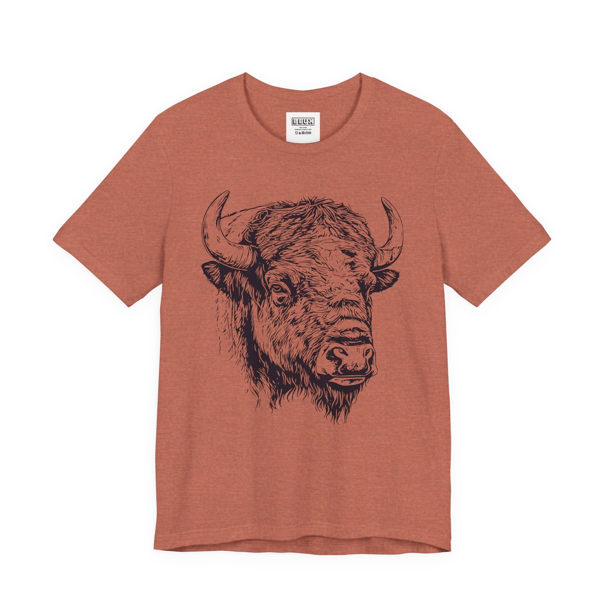 Yellowstone Bison Retro Tee | Vintage Wildlife Adventure Shirt