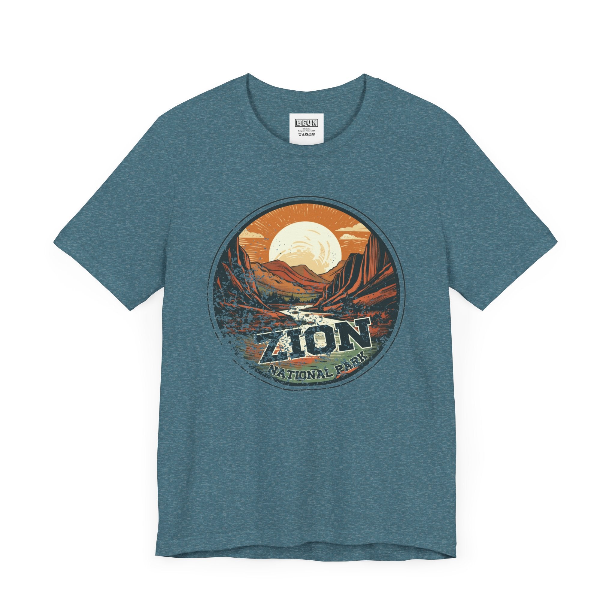 Zion National Park Retro Tee | Vintage Utah Adventure Shirt