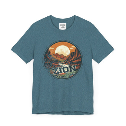 Zion National Park Retro Tee | Vintage Utah Adventure Shirt