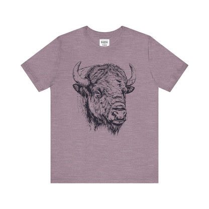 Yellowstone Bison Retro Tee | Vintage Wildlife Adventure Shirt