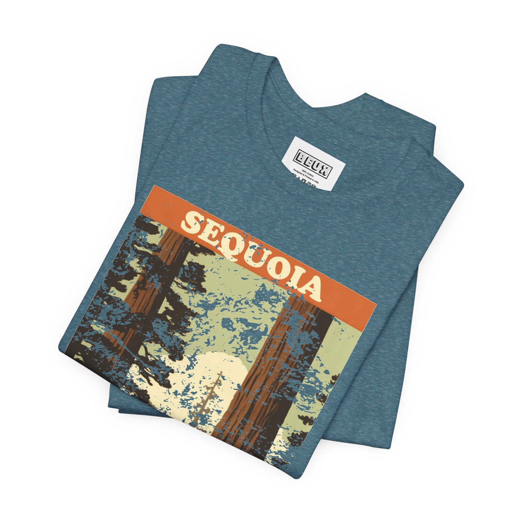 Sequoia National Park Retro Tee | Vintage Giant Trees Adventure Shirt