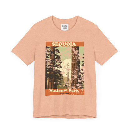 Sequoia National Park Retro Tee | Vintage Giant Trees Adventure Shirt