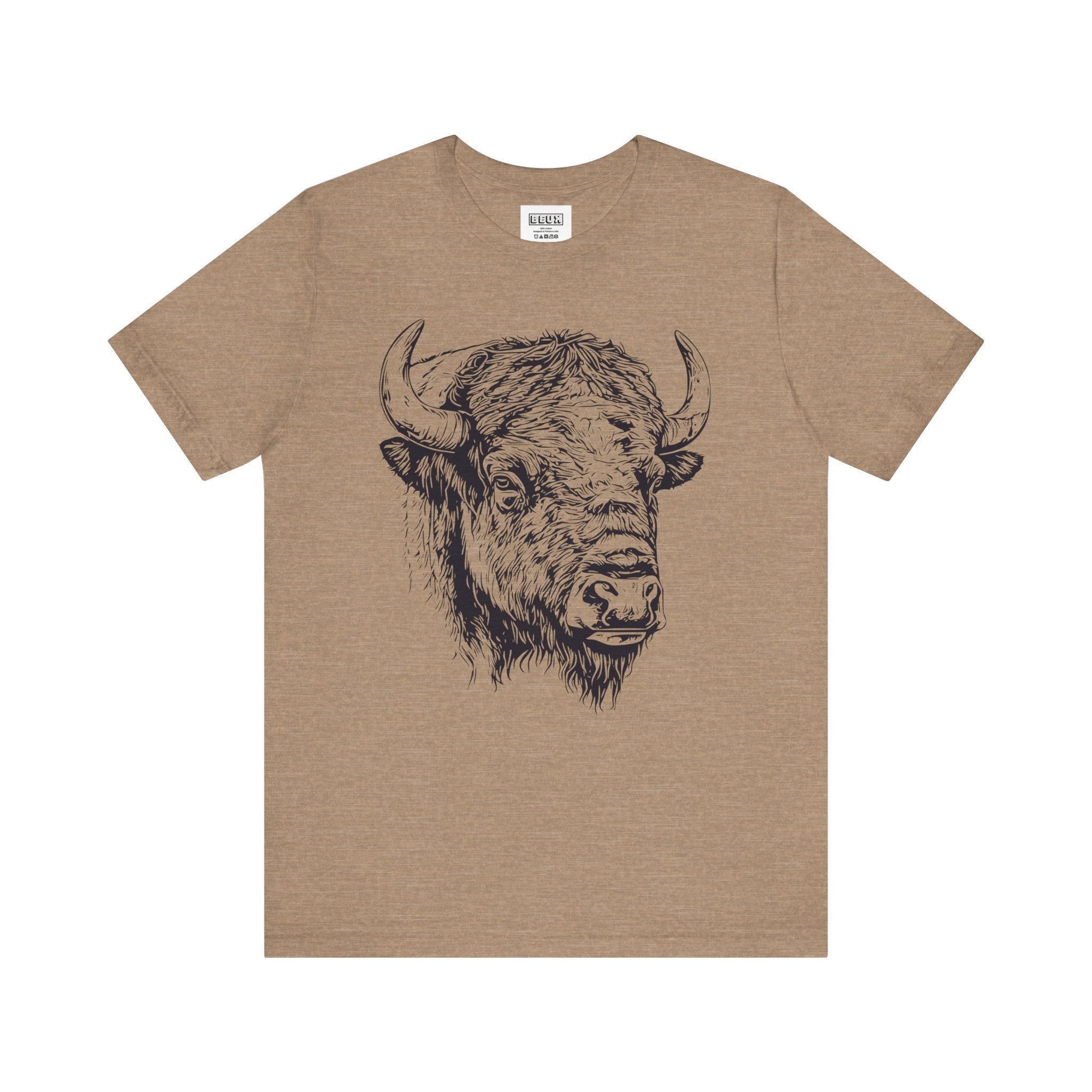 Yellowstone Bison Retro Tee | Vintage Wildlife Adventure Shirt