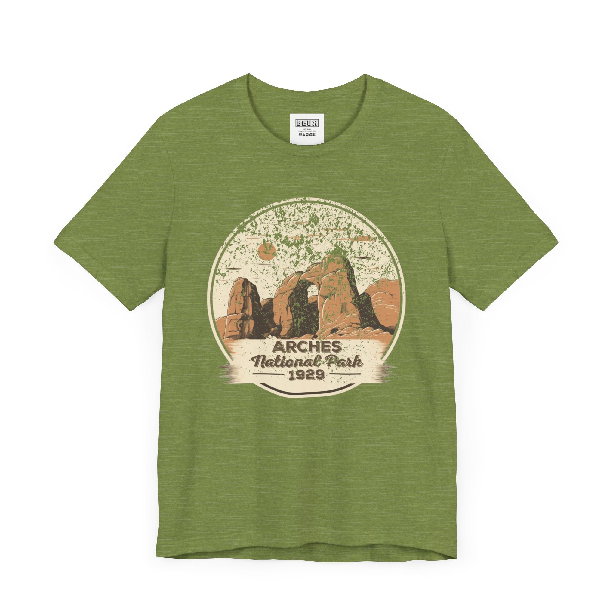 Arches National Park Retro Tee | Vintage Utah Red Rock Adventure Shirt