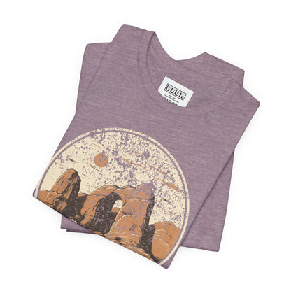 Arches National Park Retro Tee | Vintage Utah Red Rock Adventure Shirt