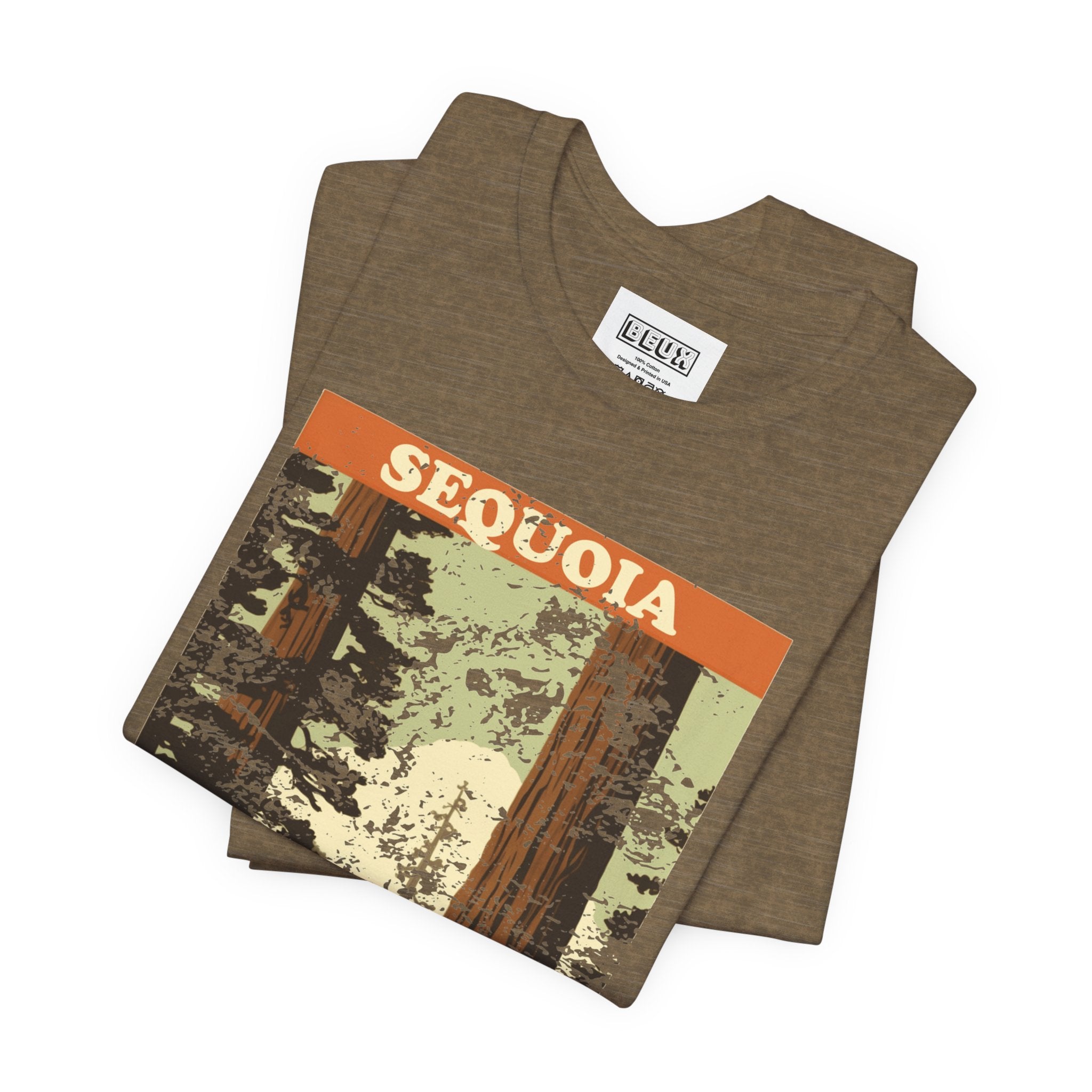 Sequoia National Park Retro Tee | Vintage Giant Trees Adventure Shirt