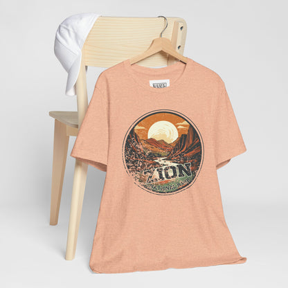 Zion National Park Retro Tee | Vintage Utah Adventure Shirt