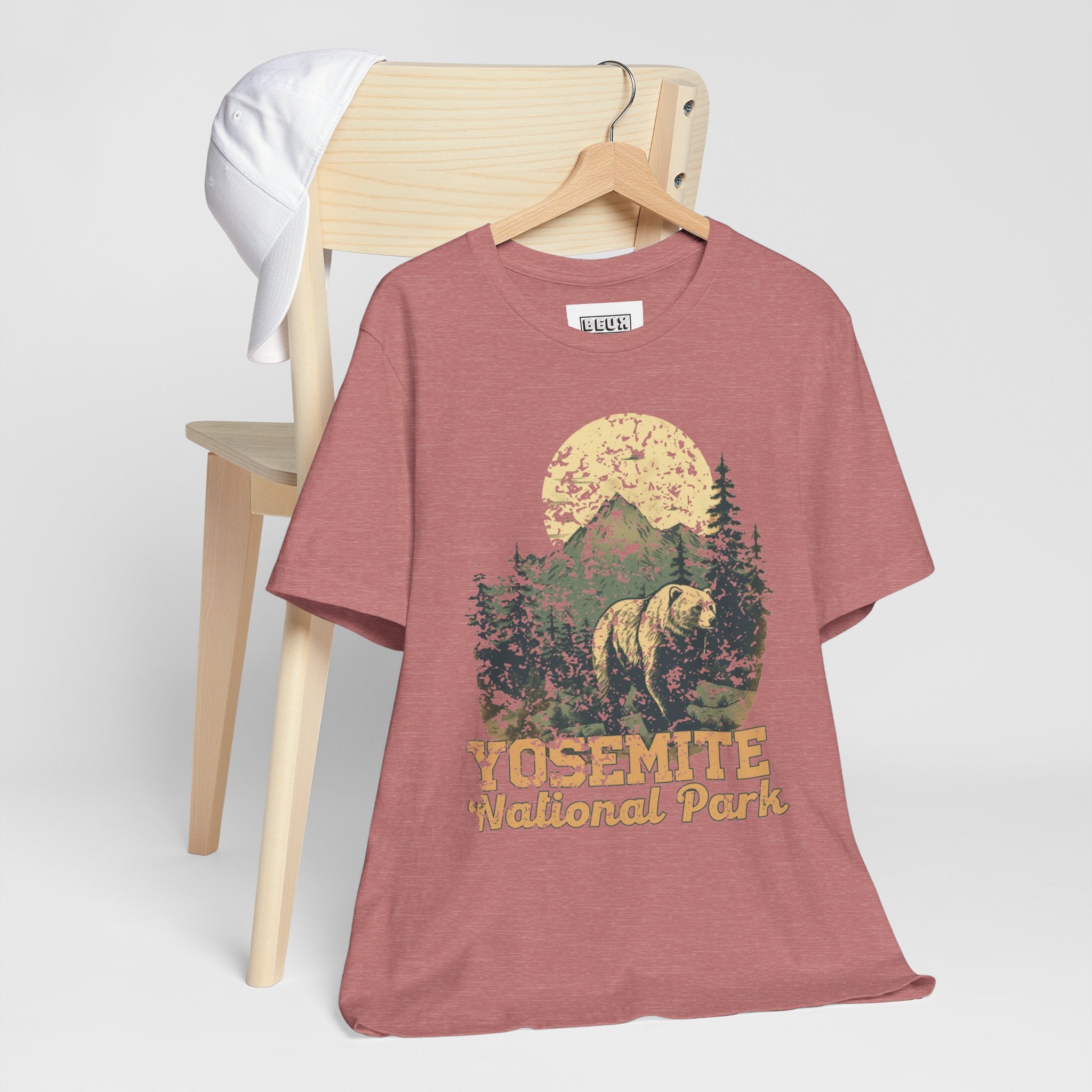 Yosemite National Park Retro Tee | Vintage Half Dome & Waterfalls Shirt