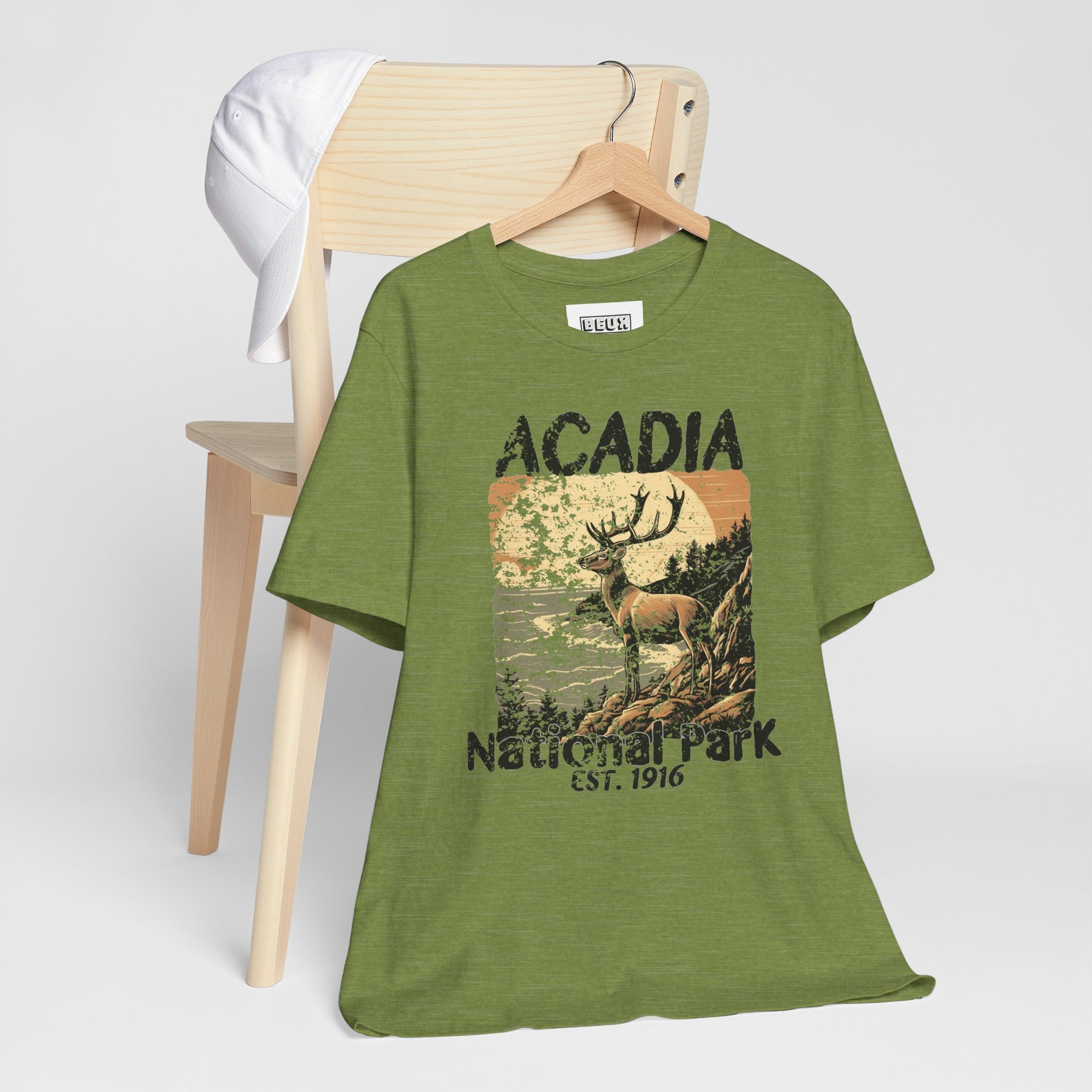 Acadia National Park Retro Tee | Vintage Maine Outdoor Shirt